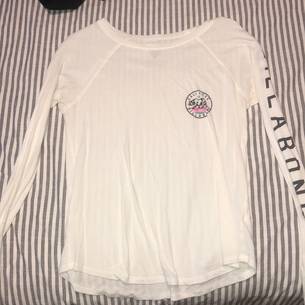 White Billabong Long Sleeve